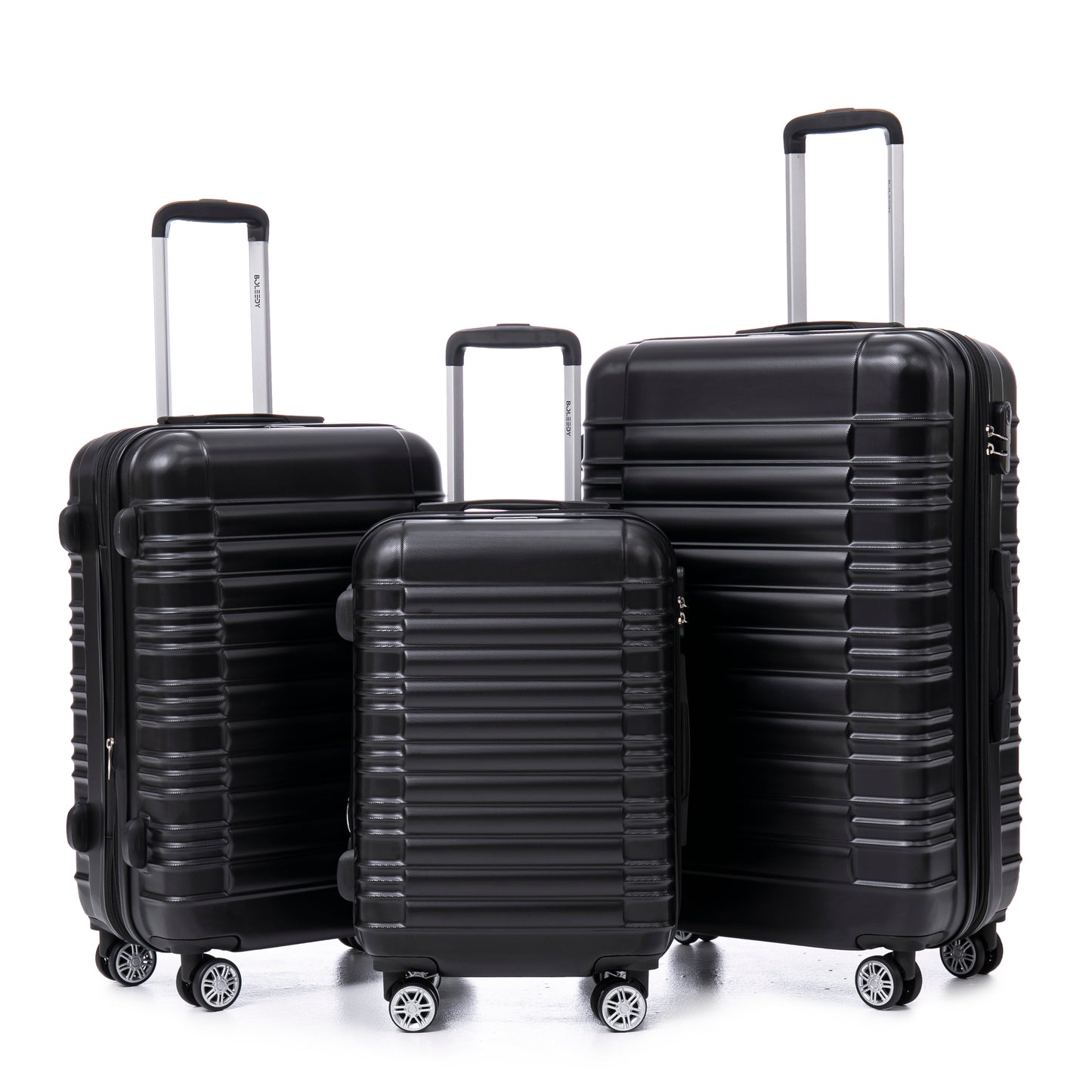 M+L+XL ABS suitcase set (expandable)