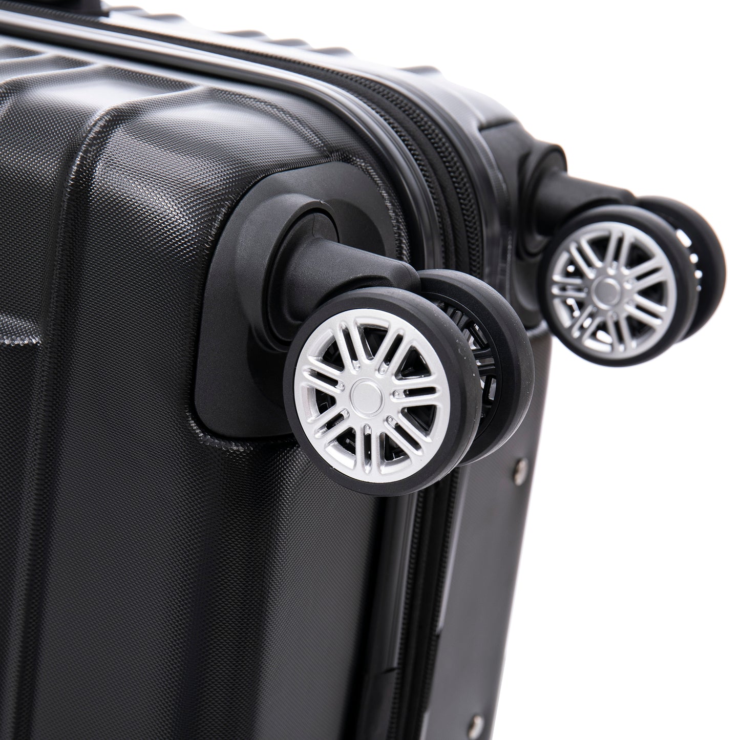 M+L+XL ABS suitcase set (expandable)