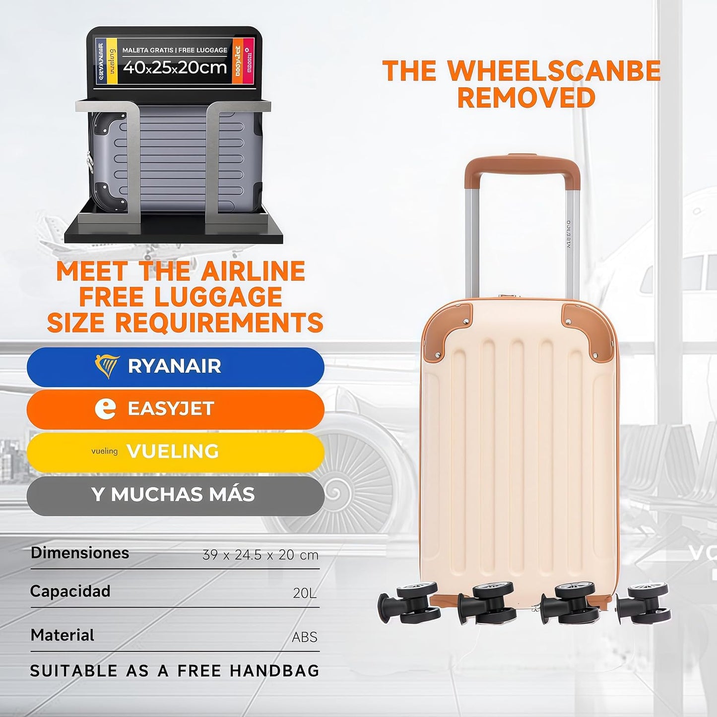 S+M+L+XL 4-teilig ABS Koffer-Set (Neu)