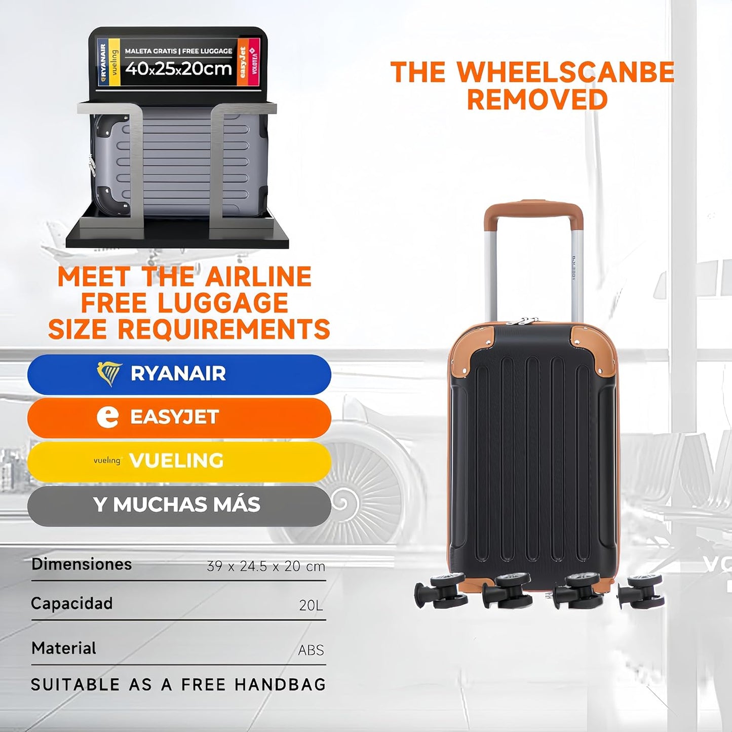 S+M+L+XL 4-teilig ABS Koffer-Set (Neu)